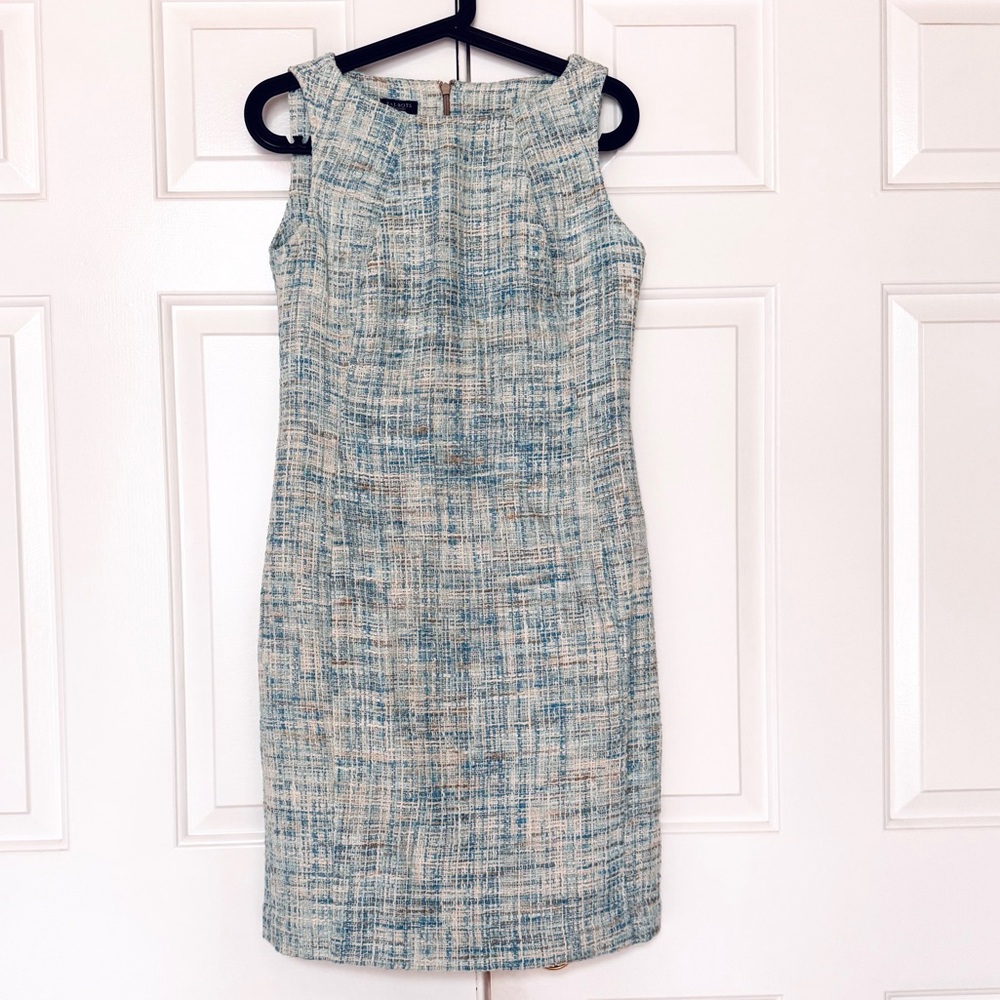 Talbots tweed shift dress